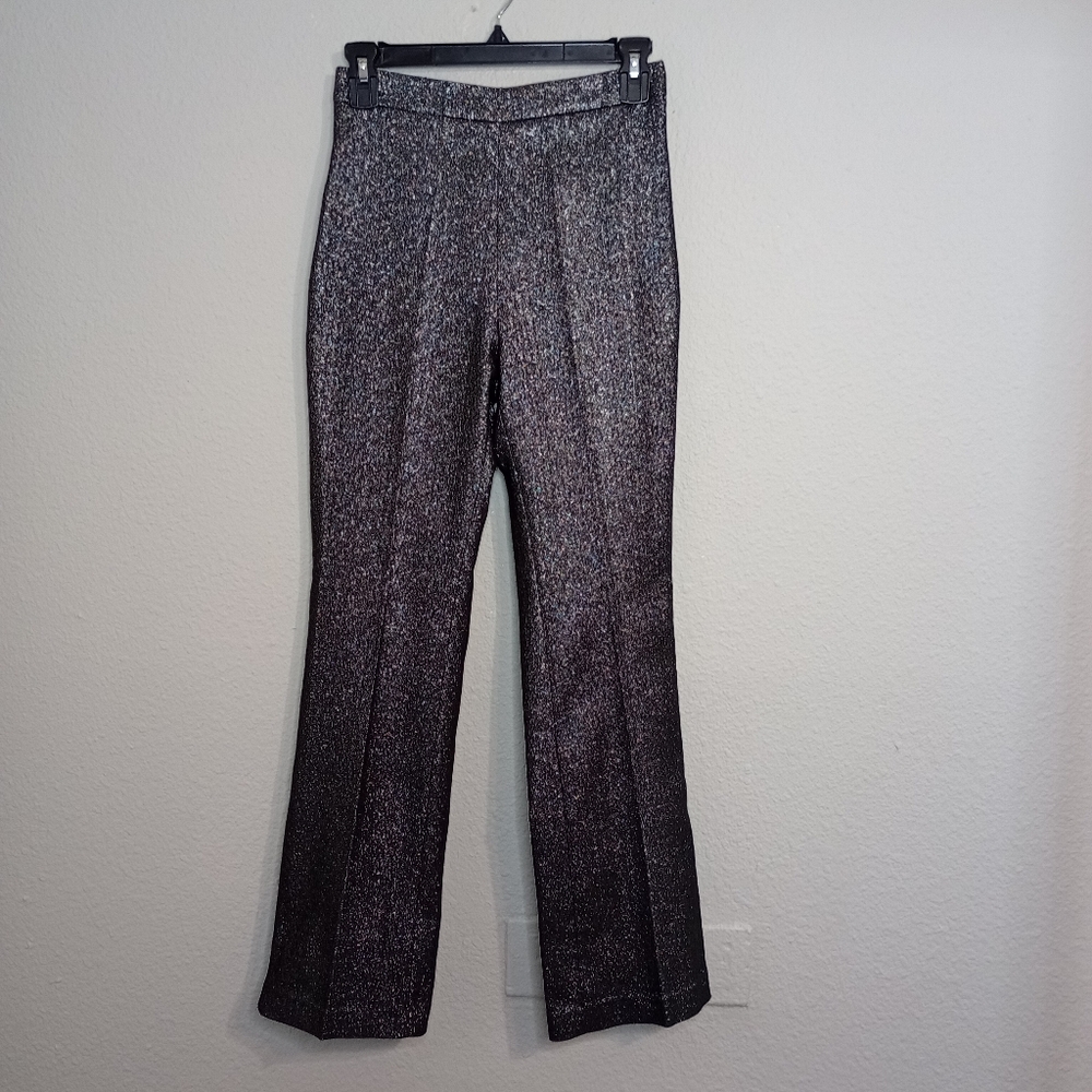 Giamba By Giambattista Valli Multicolored Glitter Straight Leg Pants